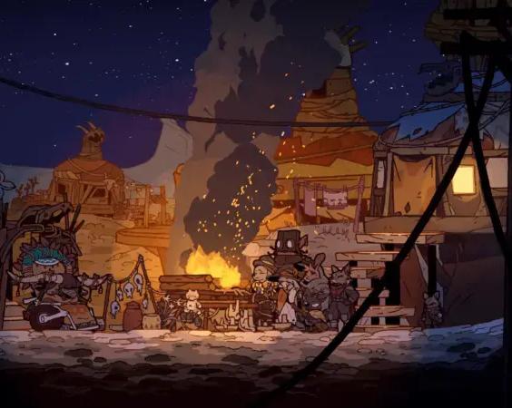 Laika: Aged Through Blood. Шутер на мотоцикле с рисованной графикой вышел в Steam